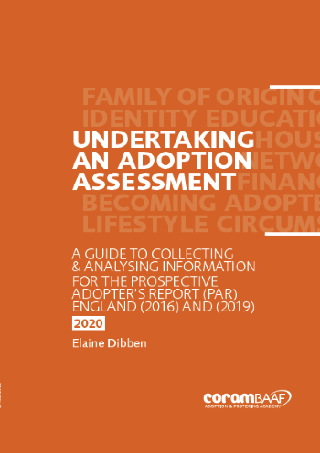 Undertaking an adoption assessment cover